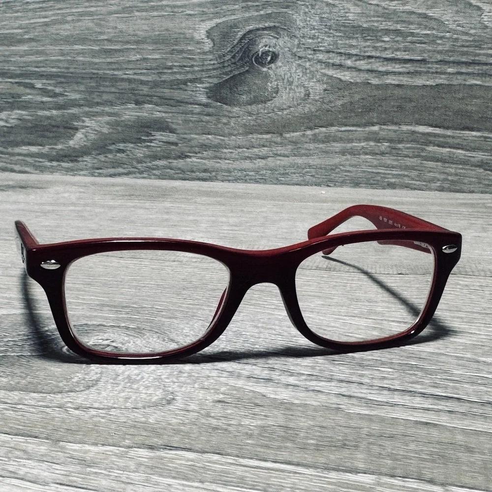 Ray-Ban RB 1531‎ 3592 Eyeglass Frames Kids 46-16-125 Red Wayfarer Frames Only